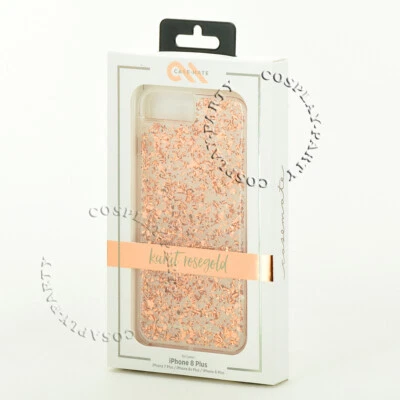 Funda Carcasa Mate Karat iPhone 7 Plus / iPhone 8 Plus Doble Capa - Oro Rosa Foto 1 de 4