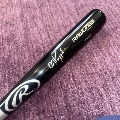 AJ PIERZYNSKI (White Sox) Signed Black Rawlings Big Stick BAT Beckett Auth (BAS) - Image 1 of 4