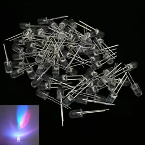 10 -1000 pièces flash rapide 3 mm / flash lent RGB arc-en-ciel multicolore rouge vert bleu LED - Photo 1 sur 3