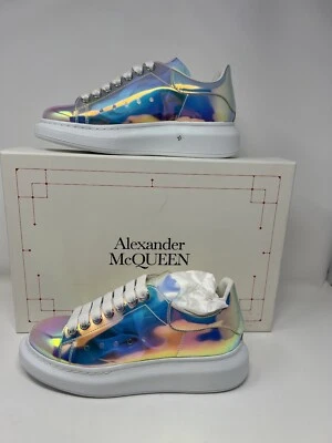Zapatillas Alexander McQueen de gran tamaño para mujer talla 6,5 EE. UU./37 UE iridiscentes nuevas en caja Foto 1 de 4