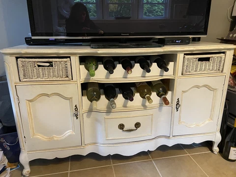 retro french provincial buffet/entertainment center Cover