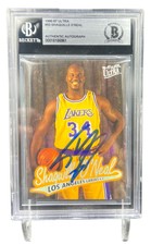 Shaquille O’Neal Signed 1996-97 Ultra #55 Card Beckett BAS