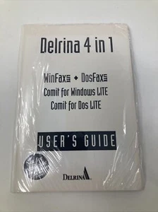 Disquete Delrina WinFax LITE 3.0 y DosFax LITE Factory 3.5" 4 en 1 con manual - Imagen 1 de 2