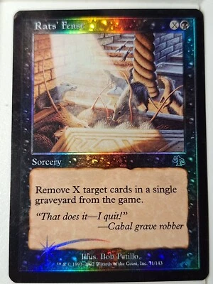 Rats' Feast - FOIL - Judgment - Magic the Gathering MTG Nice! - Image 1 of 2