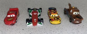 Menge 4 Disney Pixar Cars Lot - 3 Autos sind Druckguss - 1 Kunststoff - Bild 1 von 22