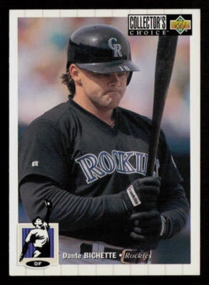 Dante Bichette 1994 Collector's Choice #52 Colorado Rockies Baseball Card - Image 1 of 2