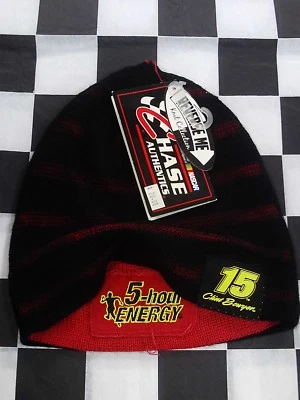 Clint Bowyer #15 gorro reversible NASCAR gorra sombrero NUEVO rojo y negro Foto 1 de 4