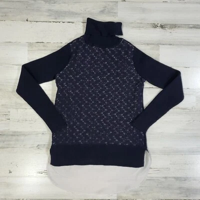 Suéter Simply Vera Wang Cuello Alto Mujer Pequeño S Manga Larga Pullover Foto 1 de 4