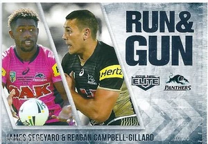 2016 NRL Elite Run & Gun (RG 22 / 32) James SEGEYARO / CAMPBELL-GILLARD Panthers - Picture 1 of 1