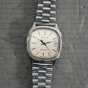 Vintage ZENITH CUARZO swiss made acero inoxidable reloj de pulsera para hombres reloj ETA ESA 940.111 - Imagen 1 de 12
