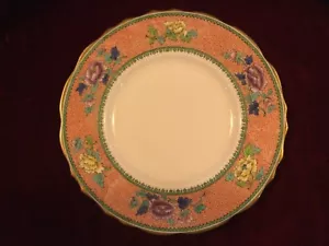 Antique Royal Cauldon N7663 for Tiffany & Co New York 9" Floral Scalloped Plate - Picture 1 of 4