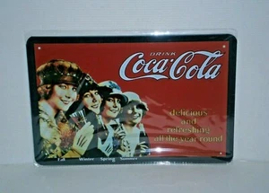 Cartel metálico CCRS47 Coca - Cola nuevo 20 cm H X 30 cm W - Imagen 1 de 2