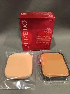 24 x NIB Shiseido Sheer Matifying Compact Foundation Refill D10 Wholesale Lot - Picture 1 of 2