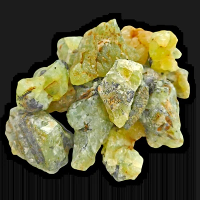 100% Natural Prehnite Rough Stone from Namibia 20 To 120 Gram Size Mixed Lot - Image 1 of 4