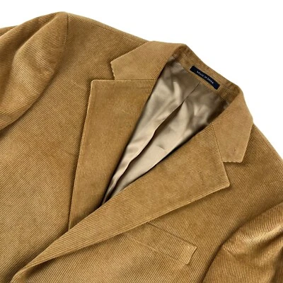 Lands' End Men's Cotton Corduroy Blazer Jacket Tan • 41R - Image 1 of 4