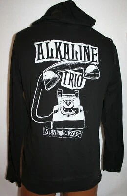 ALKALINE TRIO Is This Thing Cursed Cremallera Completa Sudadera con Capucha Chaqueta PUNK ROCK RARO Foto 1 de 4
