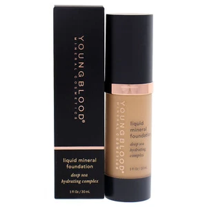 Liquid Mineral Foundation - Golden Tan by Youngblood for Women - 1 oz Foundation - Picture 1 of 1