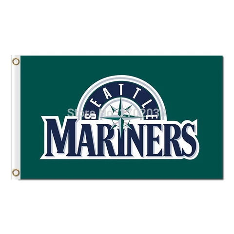 Seattle Mariners Flag 3x5ft Banner Polyester Baseball World Series 002 Cover
