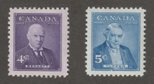Canada 1955 #357-58 Prime Ministers - MNH - Picture 1 of 3