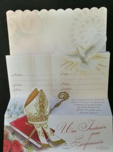 Invitaciones Confirmacion,niña, (Spanish Confirmation invitations), Favors,girl - Bild 1 von 11