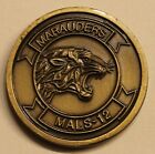 Marine Aviation Logistics Sq 12 MACS-12 Marauders Brass Marine Challenge Coin