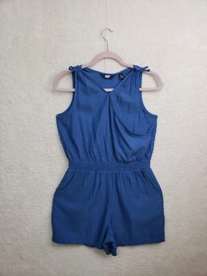 Mamelucos Lands End Niñas Extra Grandes Azul Mezcla de Algodón Cuello en V Sin Mangas Informales F Foto 1 de 4