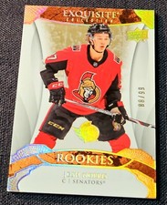 2020 Black Diamond Exquisite Gold /99 Spectrum Josh Norris Rookie RC #R-JN