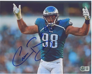 Foto firmata Connor Barwin 8x10 BAS Beckett COA Philadelphia Eagles - Foto 1 di 1