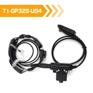 Anysecu U94 PTT Mic Earpiece Radio Tactical Headset for Moto GP328 GP338 - Picture 1 of 11