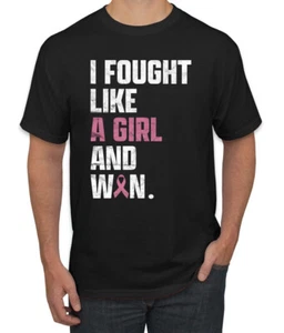 Camiseta para hombre I Fought Like A Girl and Won - Imagen 1 de 10