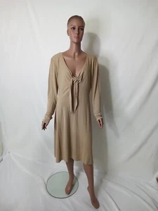 NUEVO VESTIDO HERMOSO ST. JOHN (ANISE) MARRÓN CLARO TALLA - 6 - Imagen 1 de 14