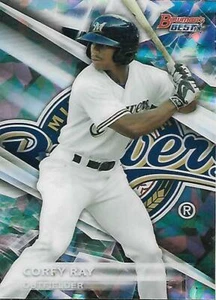 2016 Bowman's Best Corey Ray Milwaukee Brewers Top Prospekt Einsatz # TP-21 - Bild 1 von 2