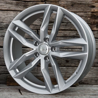 19 Pollici Cerchi RS3 per VW Golf 8 7 6 5 7R 6R R32 Gti GTD GTE Tcr ET45 Argento - Immagine 1 di 4