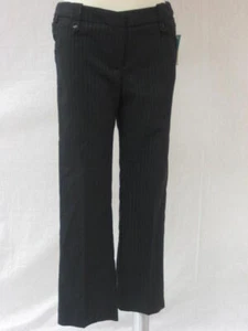 Pantalones elásticos a rayas negros AQUA S pequeños nuevos con etiquetas - Imagen 1 de 1