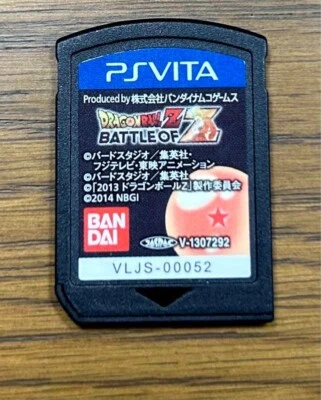 PS Vita Dragon Ball Z Battle of Z Sony Japanese Games Cartridge only Used - Image 1 of 4