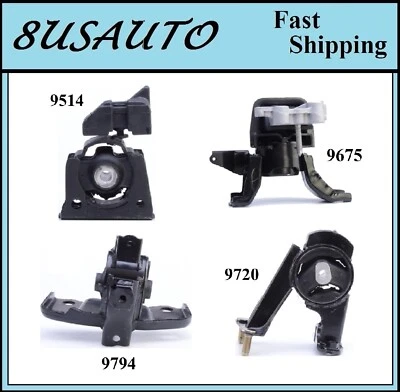 4PÇS MOTOR E MONTAGEM TRANS FIT TOYOTA PRIUS, PRIUS V, PRIUS PLUG-IN 1,8L - Imagem 1 de 4