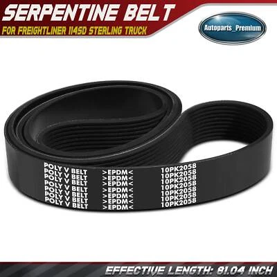 Cinturón Serpentine 81.04" para Freightliner 114SD 12-17 Sterling Truck Western Star Foto 1 de 4