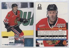 1999-00 Pacific Omega Platinum Blue /75 Doug Gilmour #53 HOF