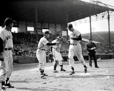 Ted Williams Pesky Dimaggio 8X10 Photo - 1948 Red Sox