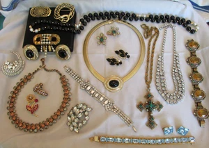Vintage Designer Jewelry Lot Juliana Kramer Trifari Austria Germany Statement - Picture 1 of 21