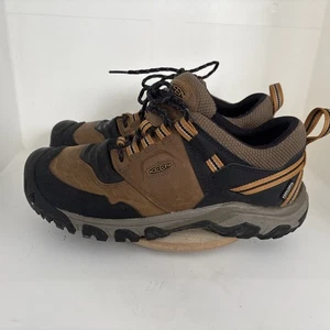 Keen Ridge Flex Herren Größe 10 US Braun 1025667 Niedrige Höhe Wasserdicht Wanderschuhe, - Bild 1 von 9