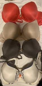 Lot of 4 Victoria’s Secret PERFECT SHAPE BRA 36 D Lace - Bild 1 von 24