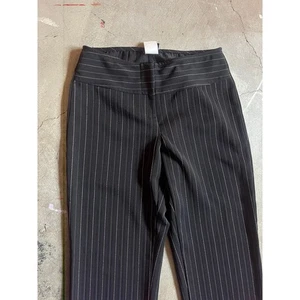 Vintage flared Y2k trouser, Pinstripe Pants, low rise, pink black - Picture 1 of 7