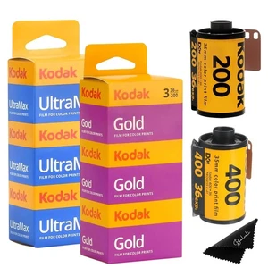 Kodak Ultramax 400 35mm Film 3 Pack & Kodak Gold 200 35mm Film 3 Pack Bundle ... - Bild 1 von 7