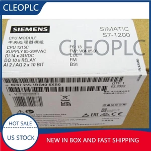 Nuova CPU SIEMENS 6ES7215-1BG40-0XB0 6ES7 215-1BG40-0XB0 SIMATIC S7-1200 1215C - Foto 1 di 2