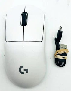 Logitech PRO X SUPERLIGHT Lightweight Wireless Optical Gaming Mouse - White - Foto 1 di 4