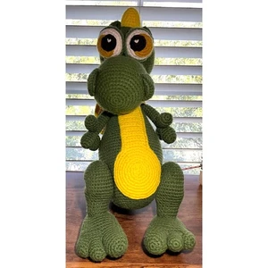 Handmade Crocheted Stuffed Plush Little Dragon Amigurumi Pattern Lilia Shaevitch - Picture 1 of 9