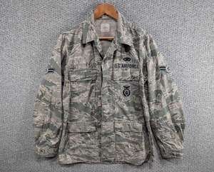 Genuine US Air Force Tiger Camo Utility Field Cargo Rip Stop Coat Jacket S 36 - Picture 1 of 12