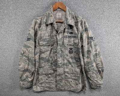 Genuine US Air Force Tiger Camo Utility Field Cargo Rip Stop Coat Jacket S 36 - Image 1 of 4