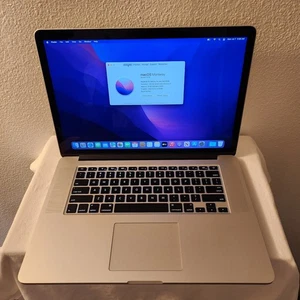 💻MacBook Pro A1398 Mid 2015 Core i7 2.8GHz 16GB RAM 512GB SSD Radeon M370X/Iris - Afbeelding 1 van 18